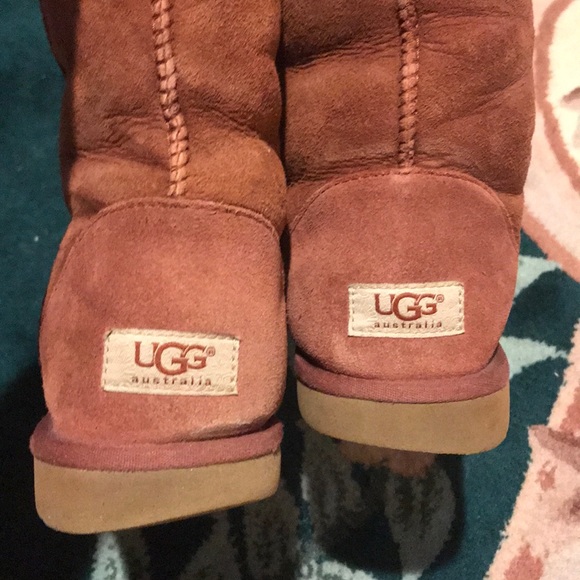 tall rust colored ugg boots! - Picture 3 of 6